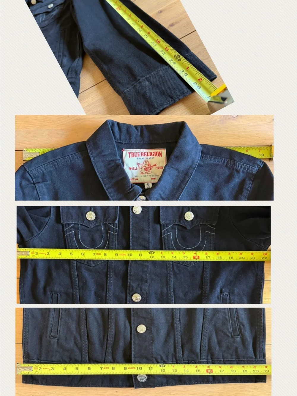 True Religion Black Lightweight Shirt Jacket